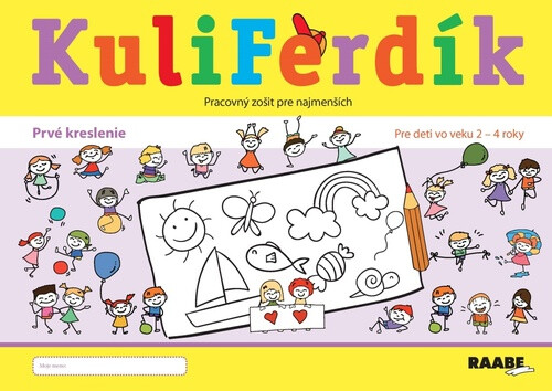 Kniha Kuliferdík - Prvé kreslenie