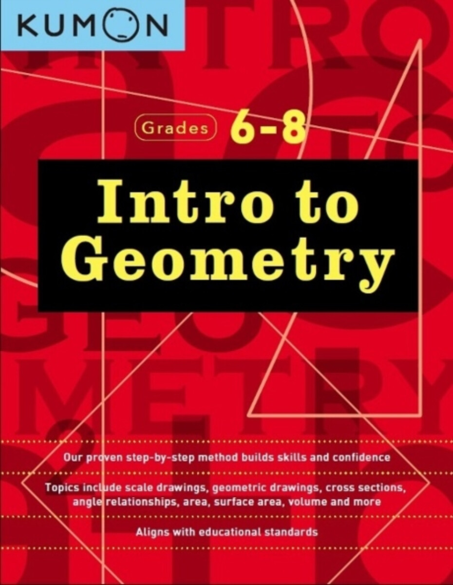 Levně Kumon Grades 6-8 Intro to Geometry