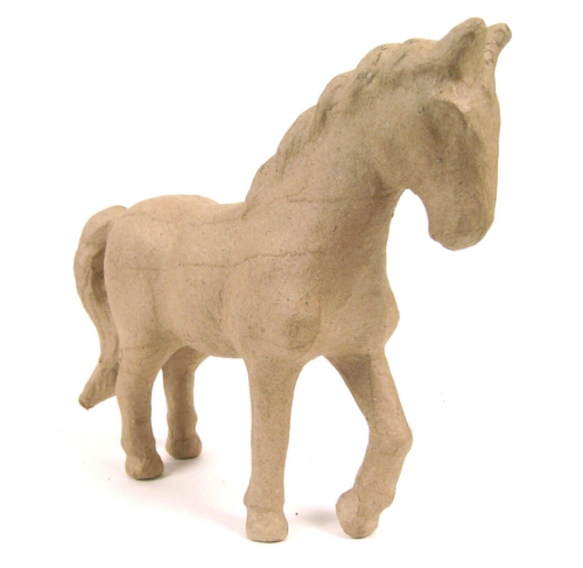 Levně Kůň z papírové hmoty, velký 17cm