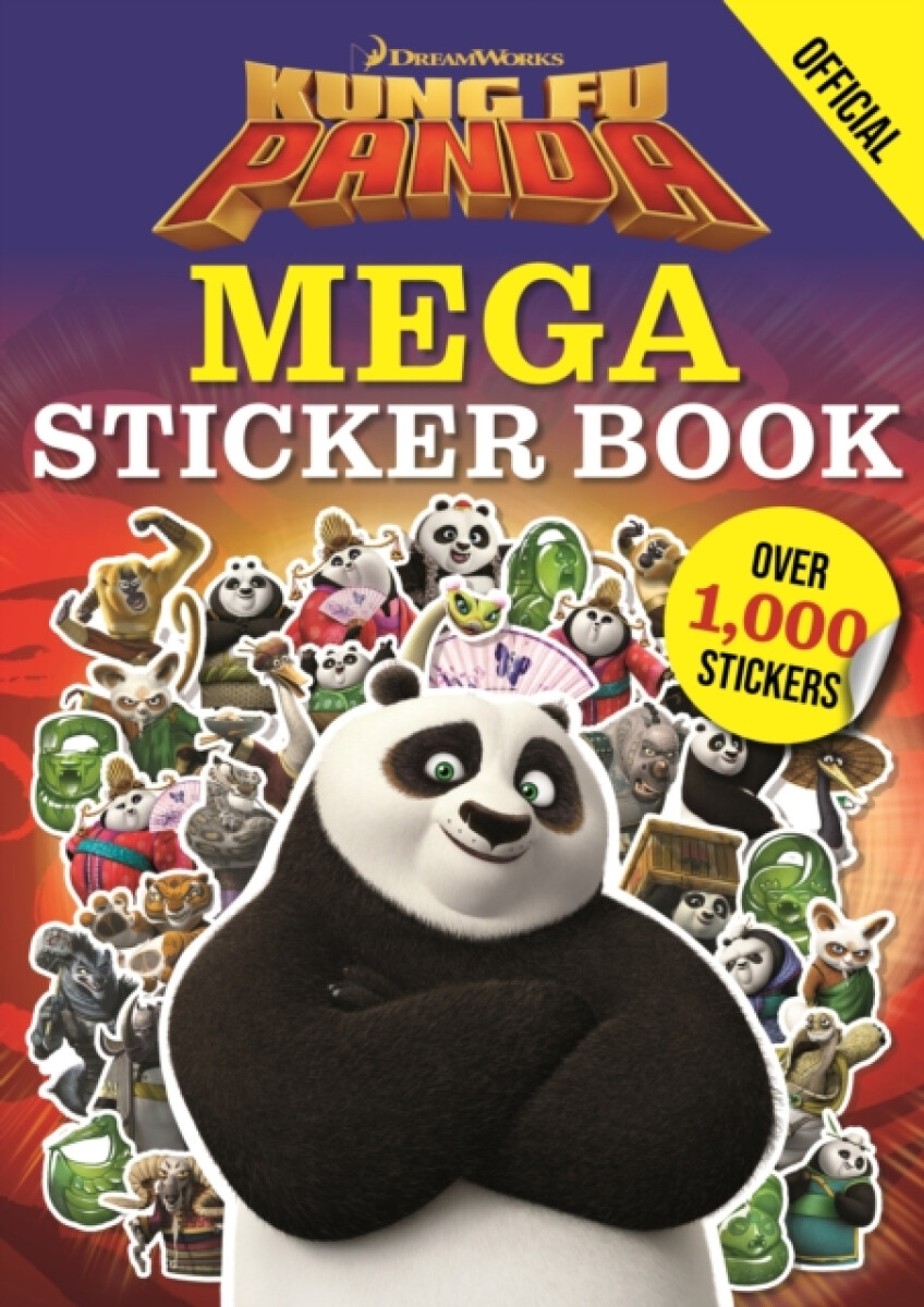 Kniha Kung Fu Panda Mega Sticker Book
