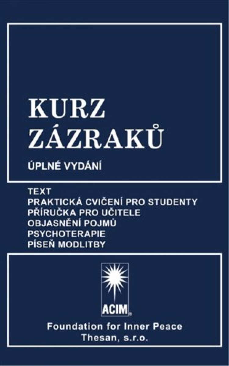 Kniha Kurz zázraků