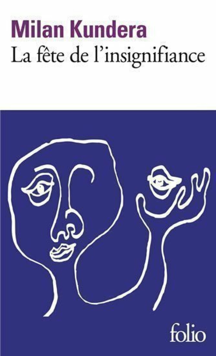 Kniha La fete de l'insignifiance