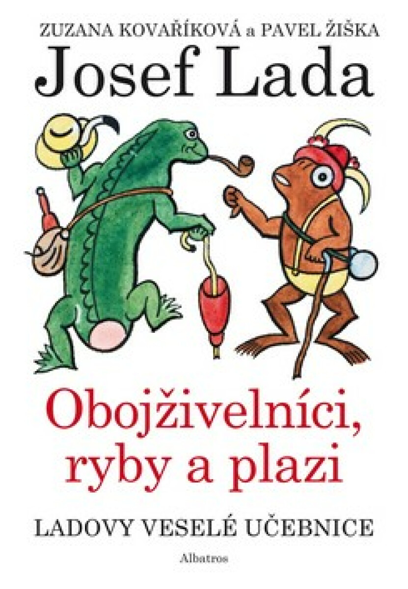 Kniha Ladovy veselé učebnice (4) - Obojživelníci, ryby a plazi