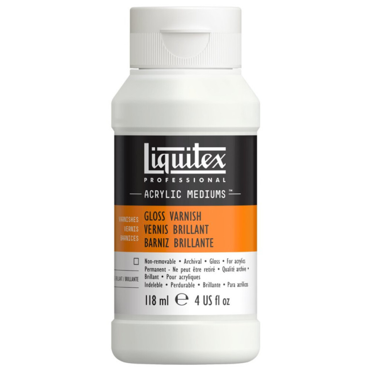 Lak pro akryl Liquitex lesklý 118ml
