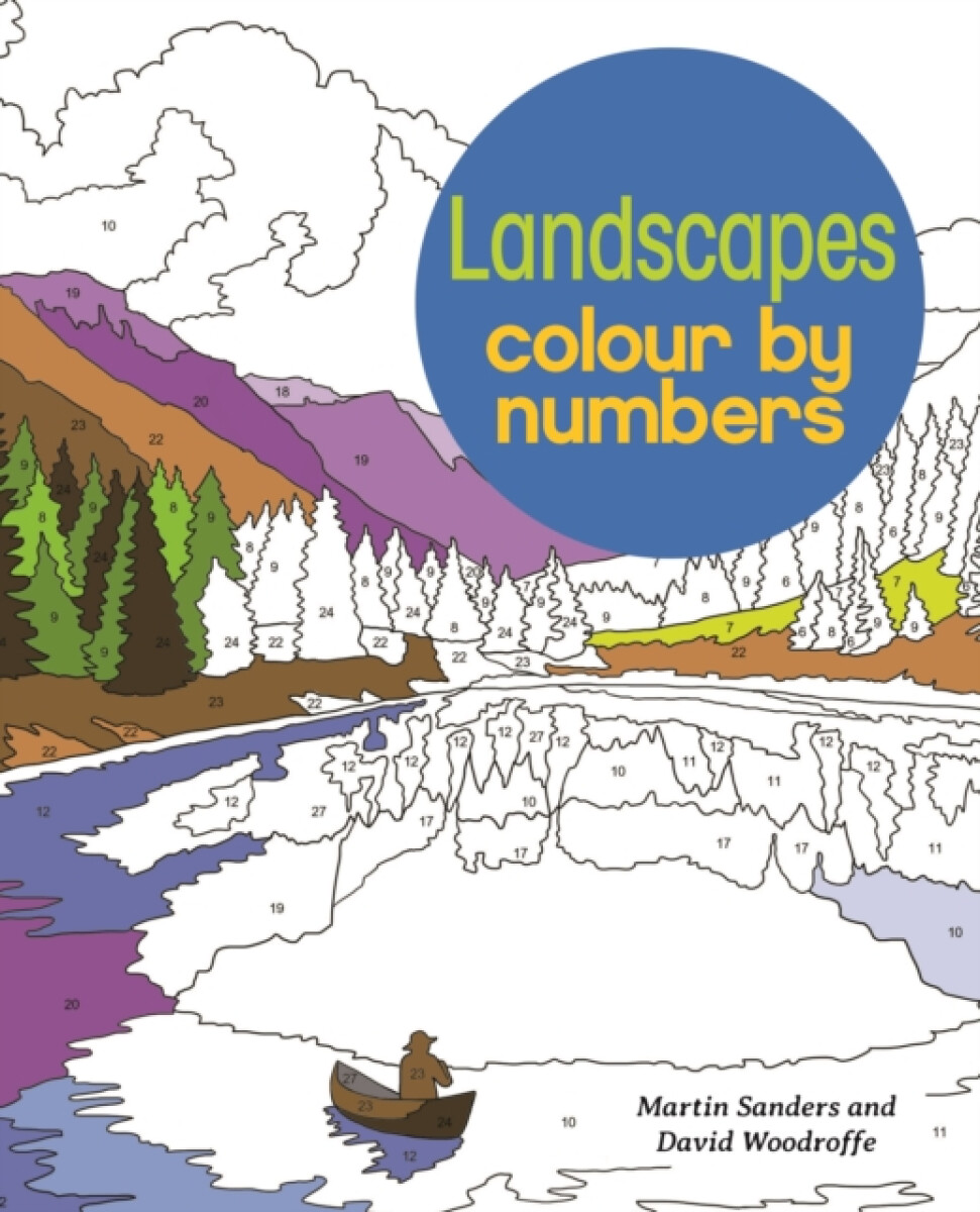 Kniha Landscapes Colour by Numbers