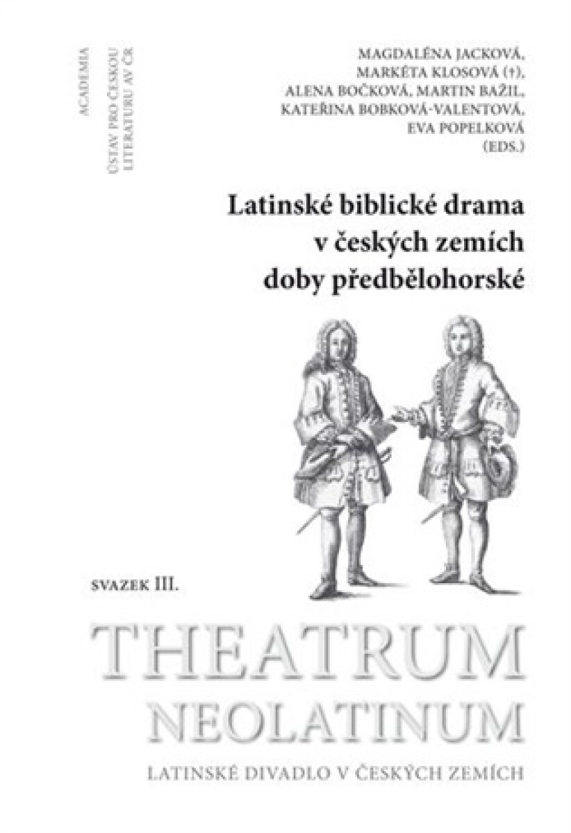 Kniha Latinské biblické drama v českých zemích doby předbělohorské
