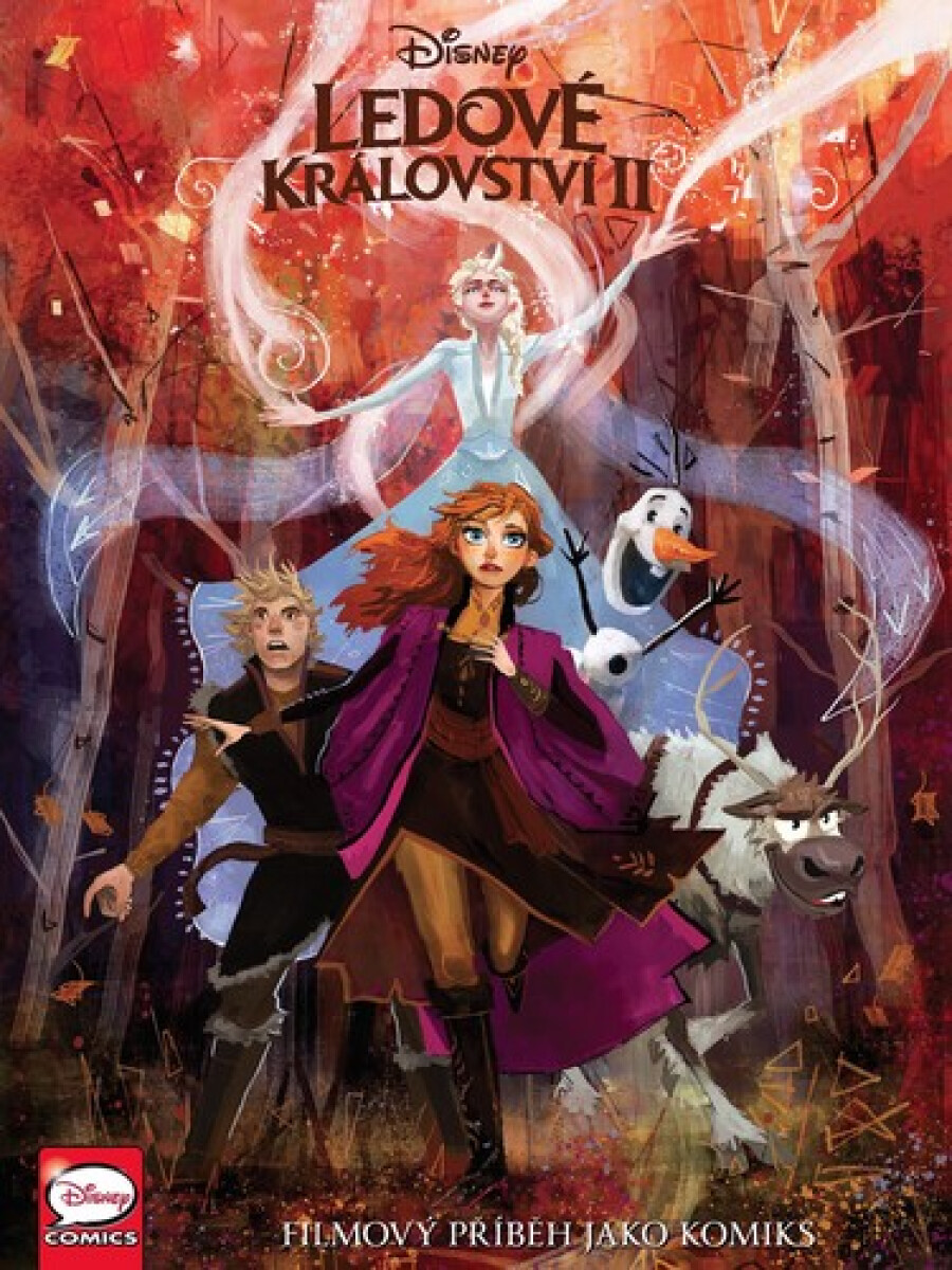 Kniha Ledové království 2: filmový příběh jako komiks