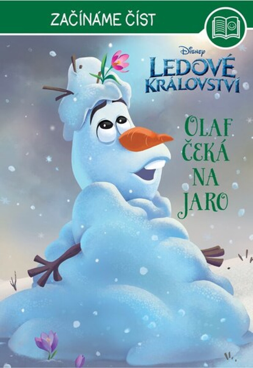 Kniha Ledové království Olaf čeká na jaro - Začínáme číst