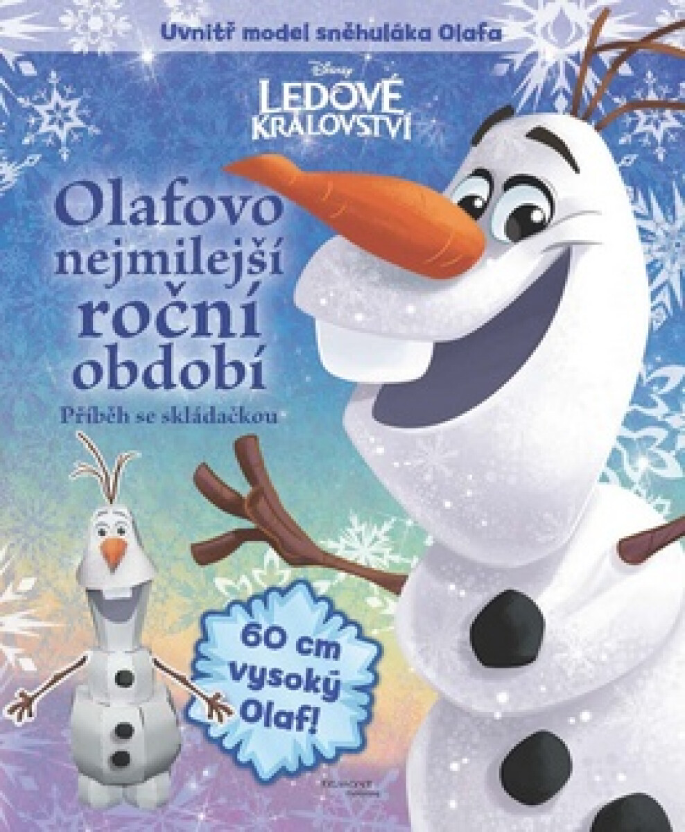 Kniha Ledové království - Olafovo nejmilejší roční období - příběh se skládačkou