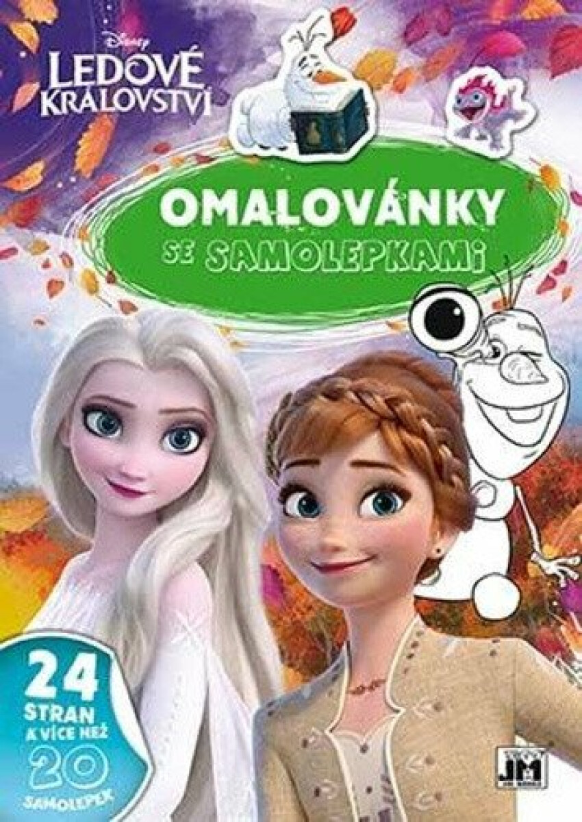 Kniha Omalovánky se samolepkami