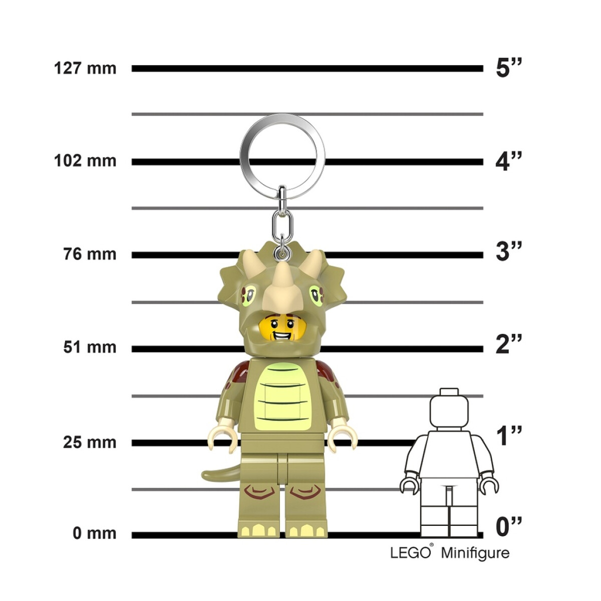 LEGO Minifigures Triceratops svítící figurka (HT) (obrázek 6)