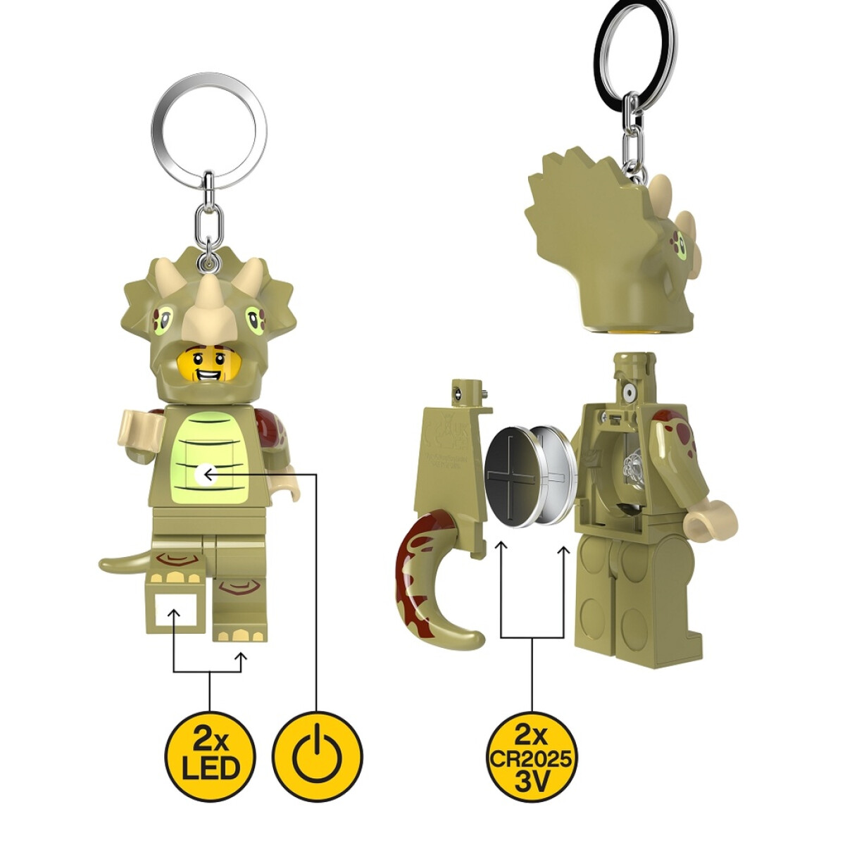LEGO Minifigures Triceratops svítící figurka (HT) (obrázek 5)