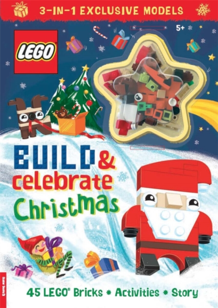 Kniha LEGO® Books: Build a Celebrate Christmas (includes 45 bricks)