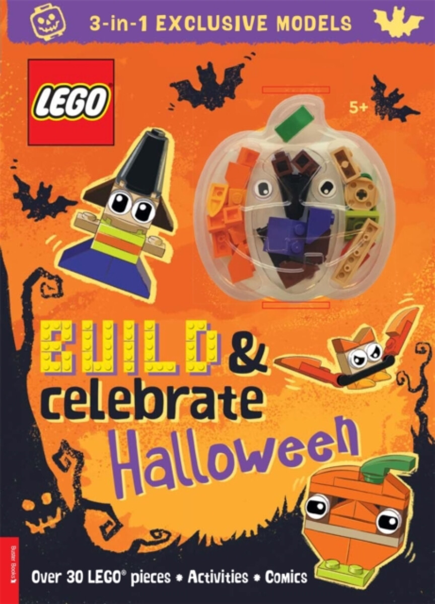 Kniha LEGO'® Books: Build & Celebrate Halloween (includes over 30 pieces)