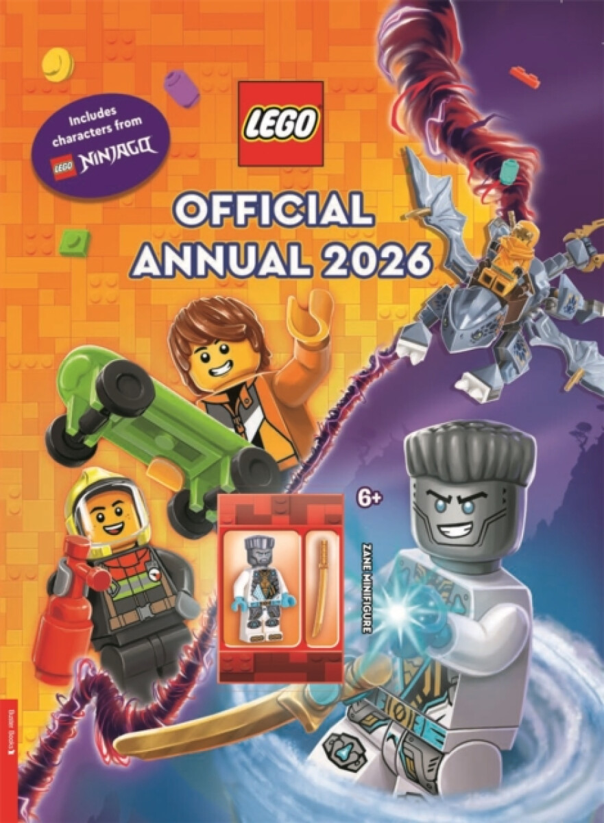 Kniha LEGO'® Books. Official Annual 2026 (with Zane LEGO NINJAGO'® minifigure)