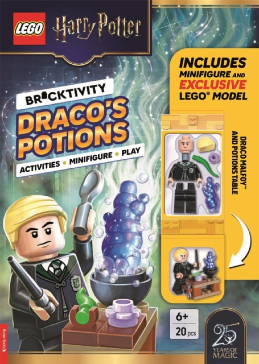 Kniha LEGO'® Harry Potter'™: Draco''s Potions (with Draco Malfoy'™ minifigure and Potions Table)