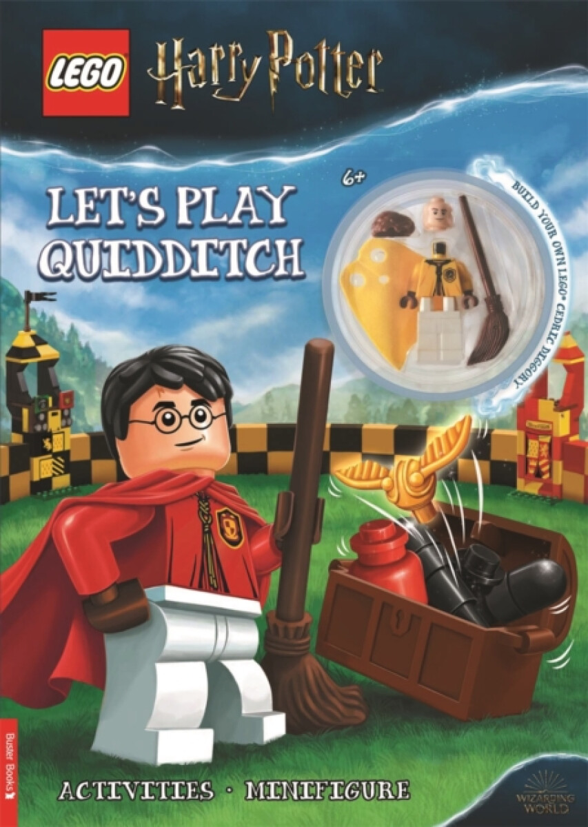 Kniha LEGO® Harry Potter™: Let's Play Quidditch Activity Book (with Cedric Diggory minifigure)