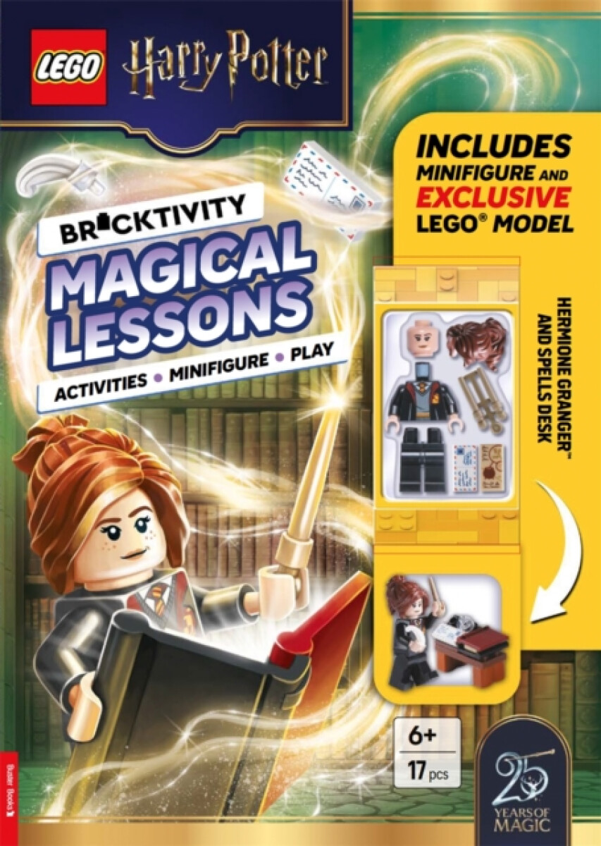Kniha LEGOÂ® Harry Potterâ„¢: Magical Lessons (with Hermione Grangerâ„¢ minifigure and exclusive spells desk mini-build)