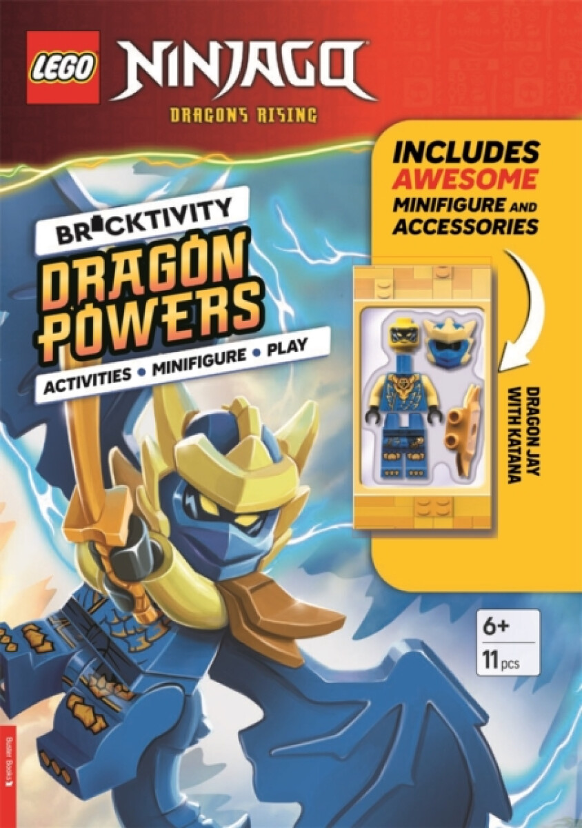 Kniha LEGOÂ® NINJAGOÂ®: Dragon Powers (with Dragon Jay minifigure and katana sword)