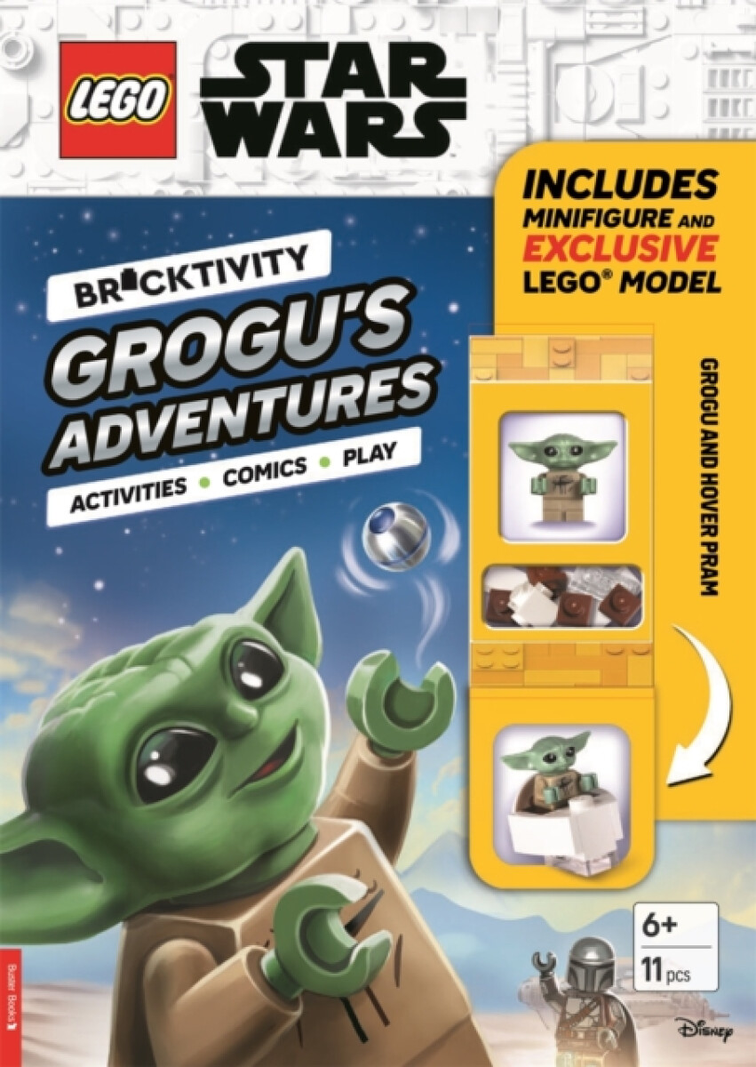Kniha LEGOÂ® Star Warsâ„¢: Groguâ€™s Adventure (with Grogu minifigure and exclusive hover pram model)