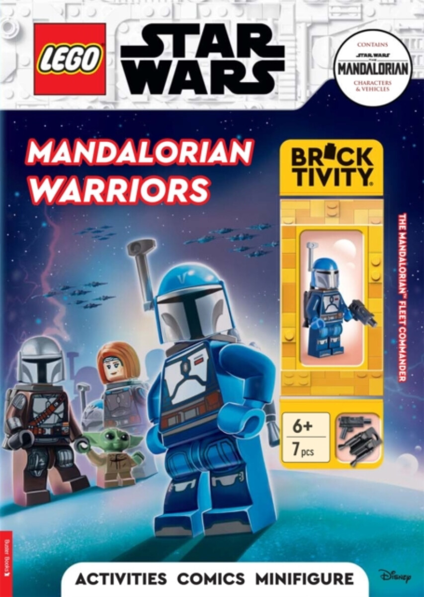 Kniha LEGO® Star Wars™: Mandalorian Warriors (with Mandalorian Fleet Commander LEGO minifigure)