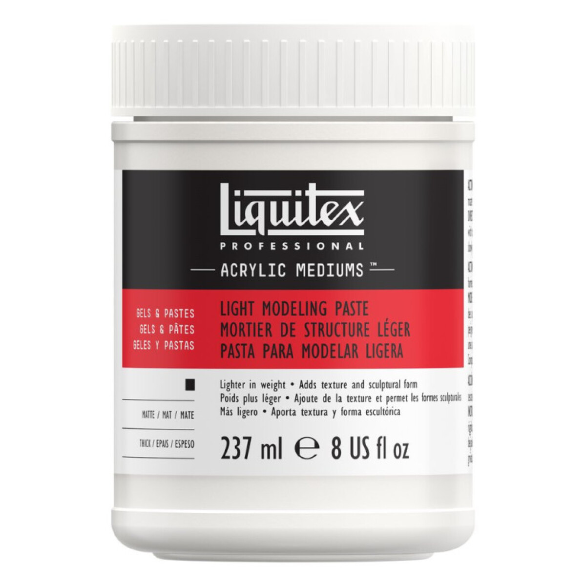 Lehká modelovací pasta Liquitex Professional 237ml