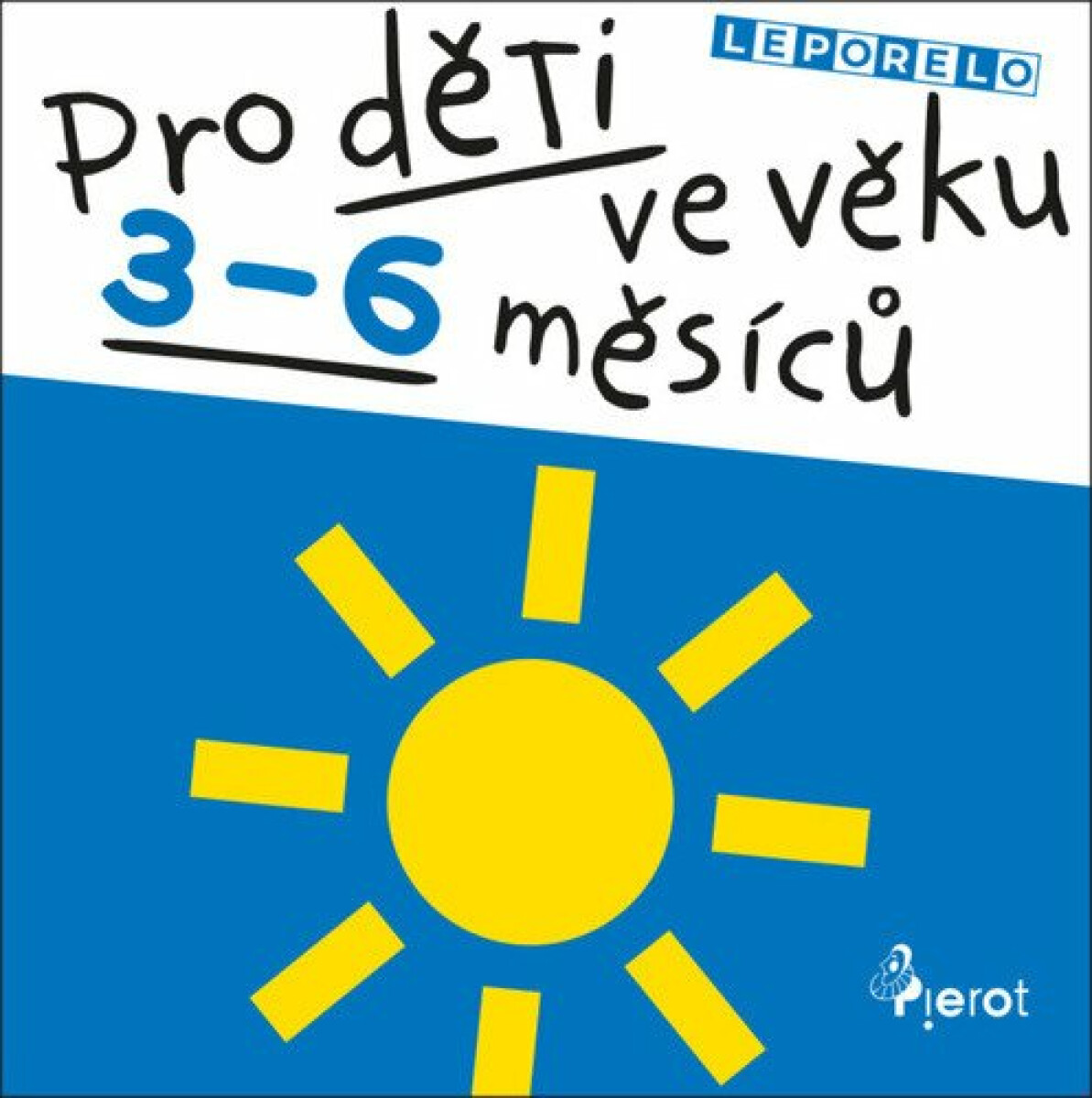 Kniha Leporelo pro děti ve věku 3-6 měsíců