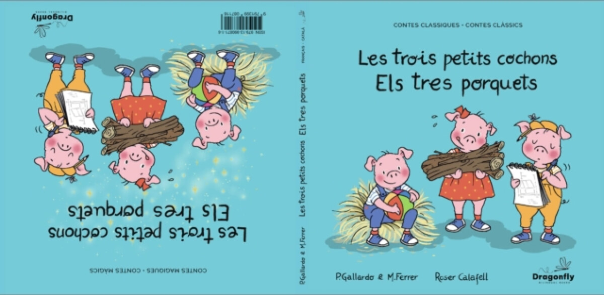 Kniha Trois Petits Cochons / Els tres porquets