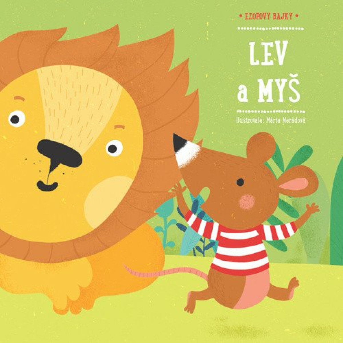 Kniha Lev a myš - Ezopovy bajky