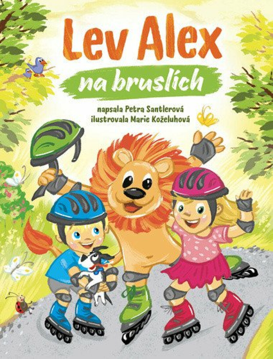 Kniha Lev Alex na bruslích