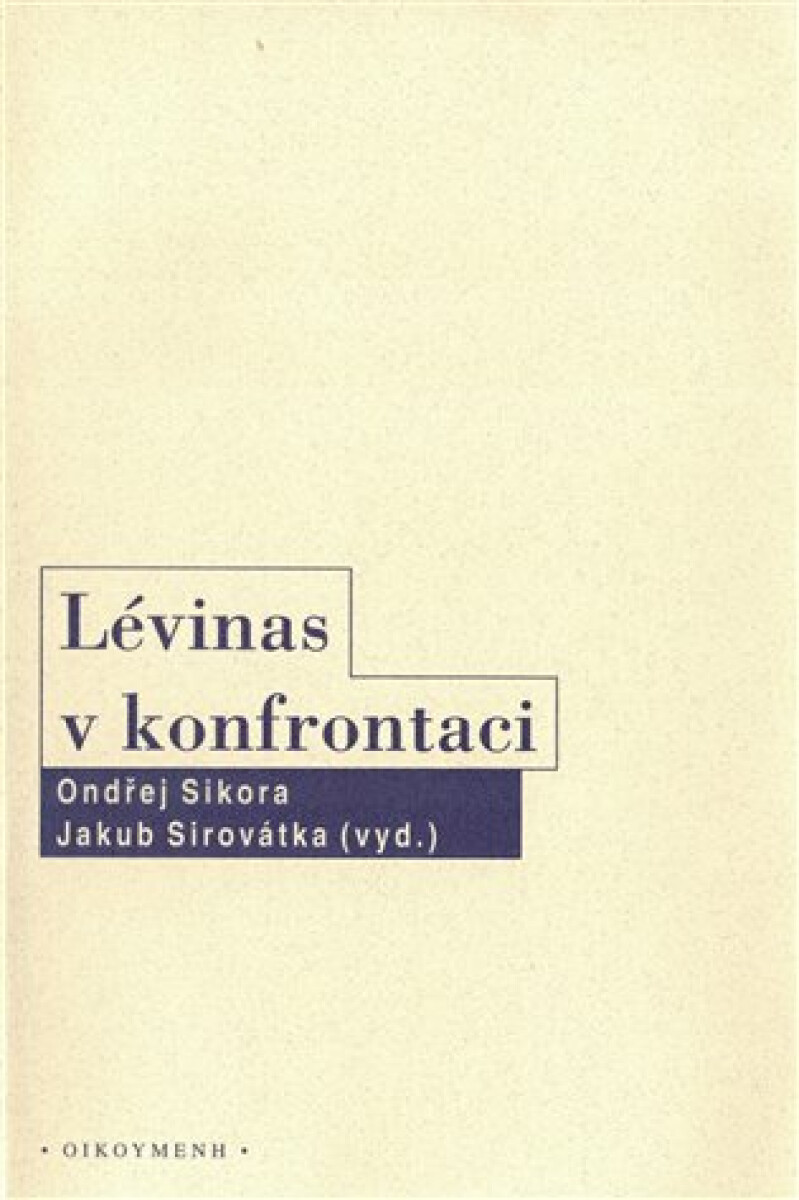 Kniha Lévinas v konfrontaci