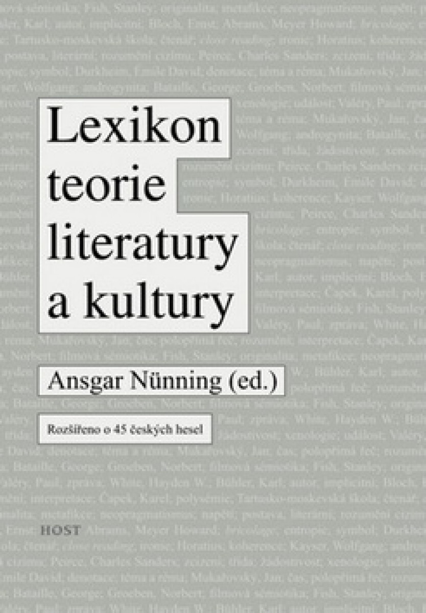 Kniha Lexikon teorie literatury a kultury
