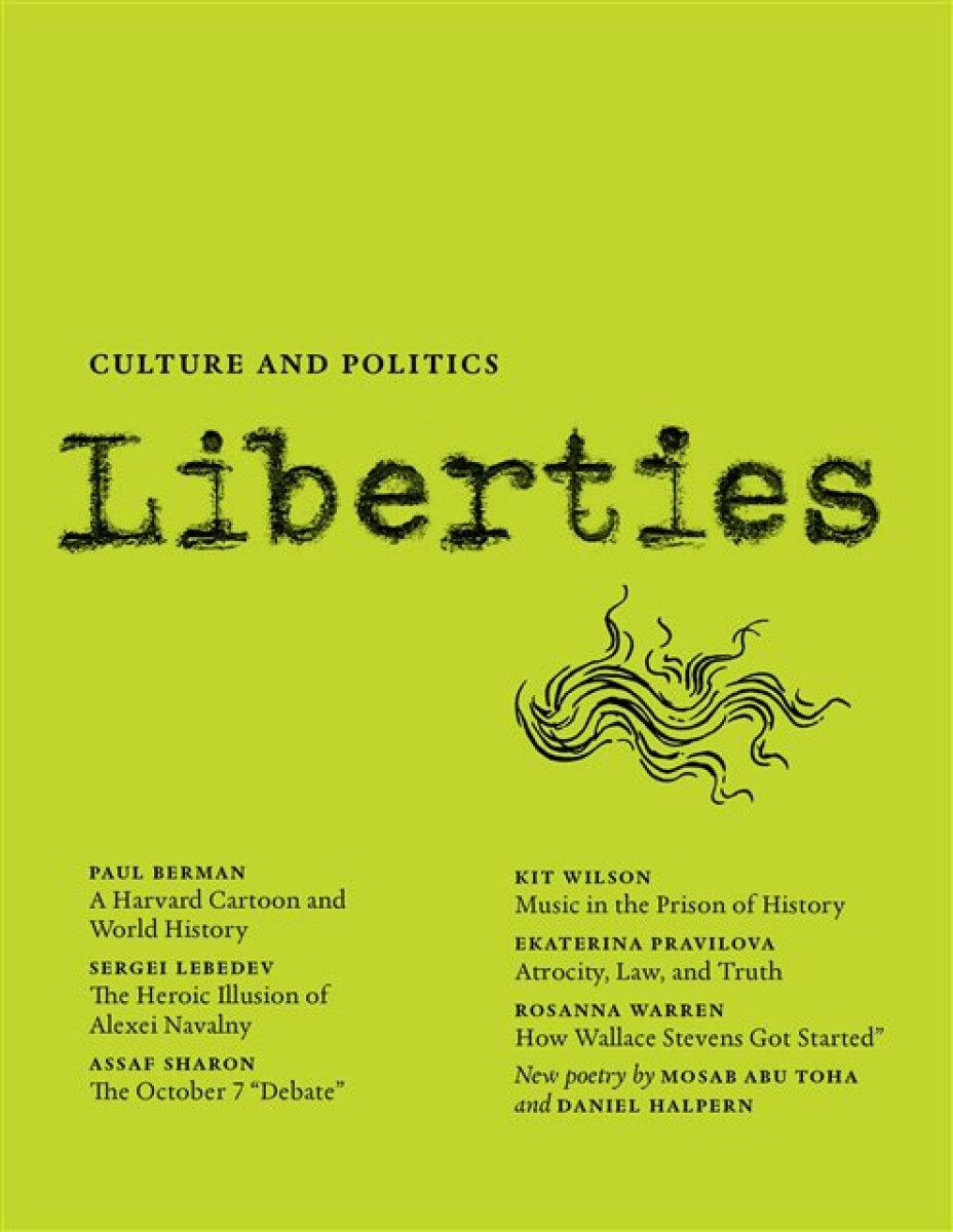 Kniha Liberties Journal of Culture and Politics
