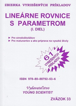 Kniha Lineárne rovnice s parametrom I.diel
