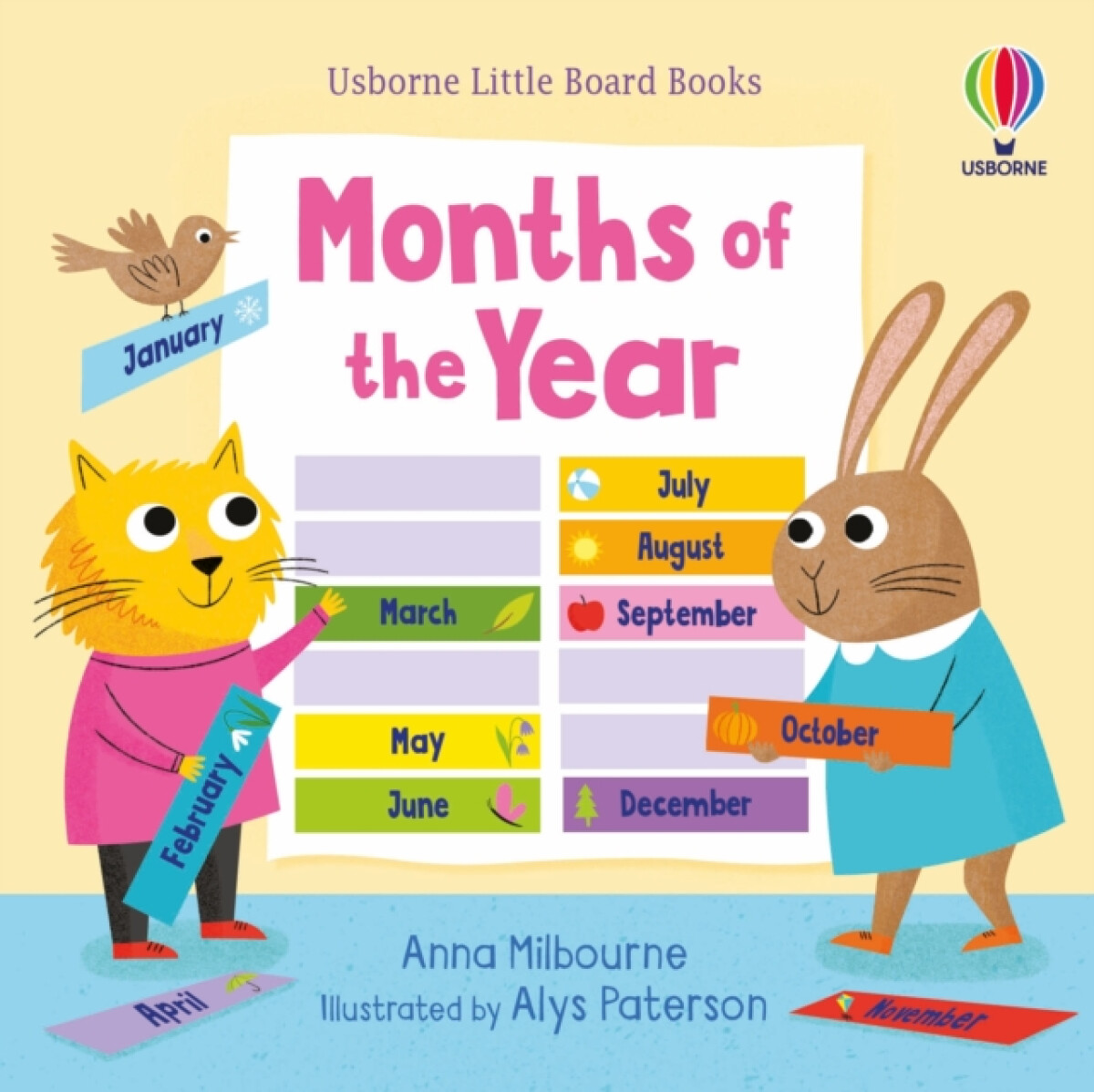 Little Board Books Months of the Year - Anna Milbourneová