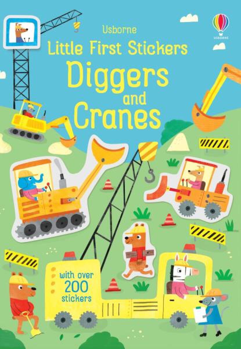 Kniha Little first stickers Diggers and Cranes
