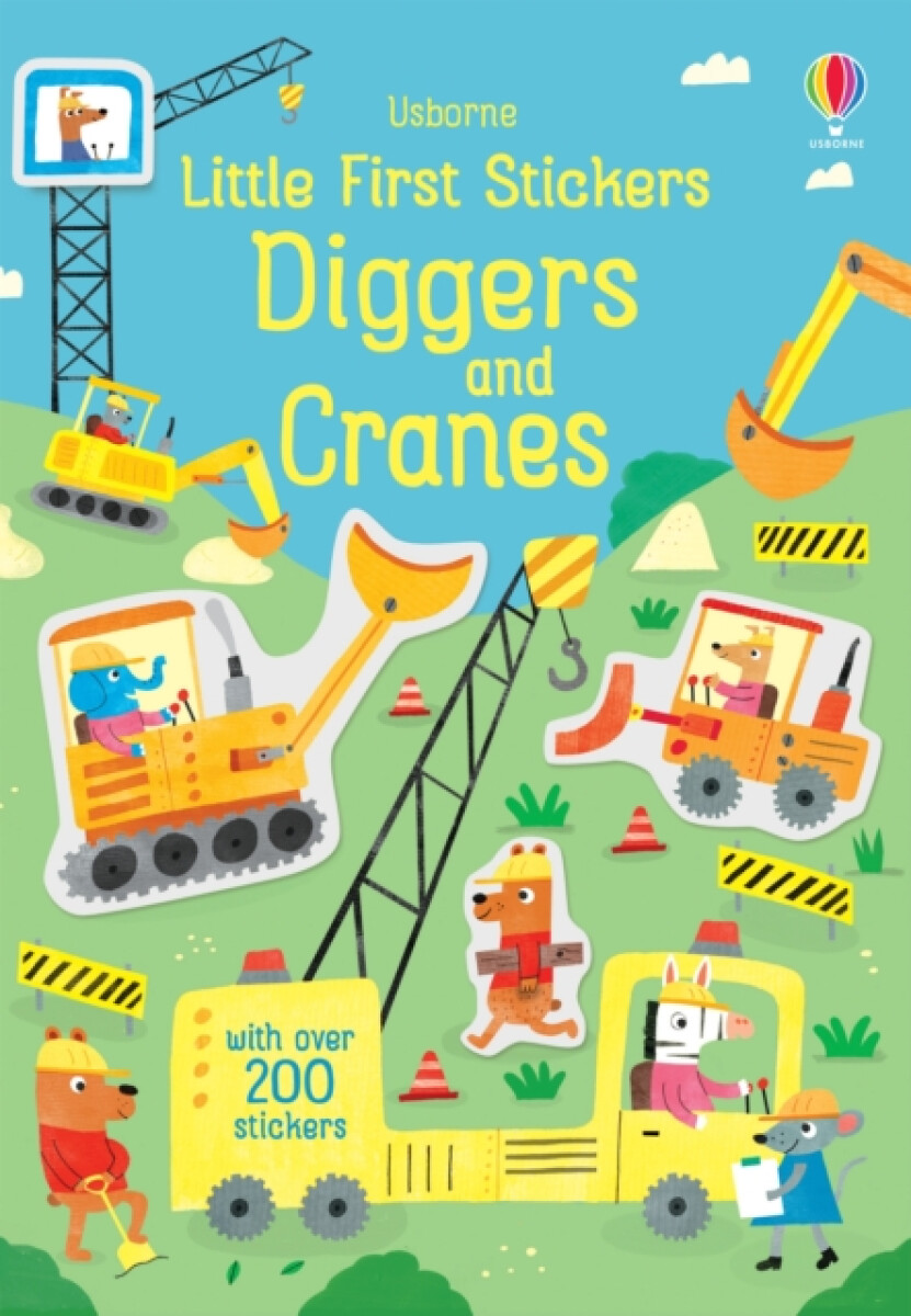 Kniha Little first stickers Diggers and Cranes