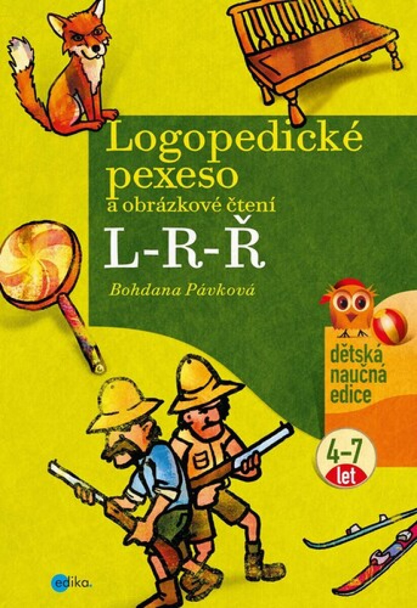 Kniha Logopedické pexeso a obrázkové čtení L-R-Ř, 4. vydání