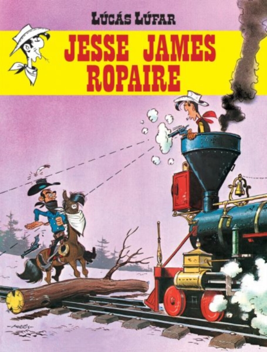Kniha Lucas Lufar: Jesse James, Ropaire (Lucky Luke in Irish)