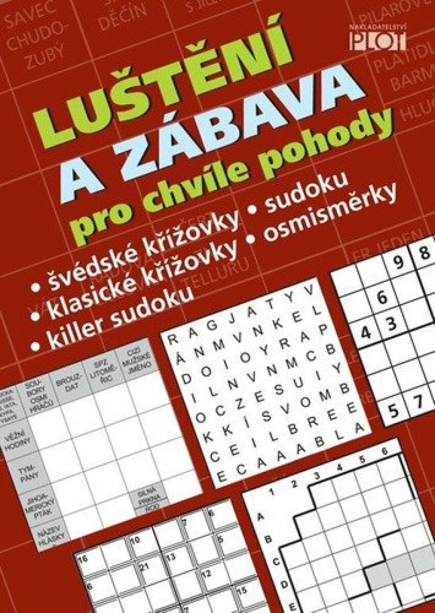 Kniha Luštění a zábava pro chvíle pohody