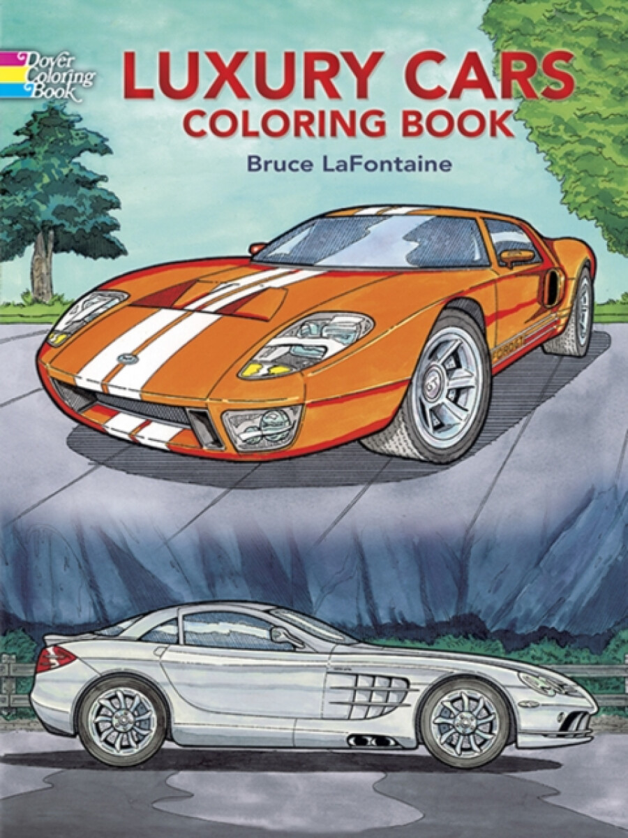 Kniha Luxury Cars Coloring Book
