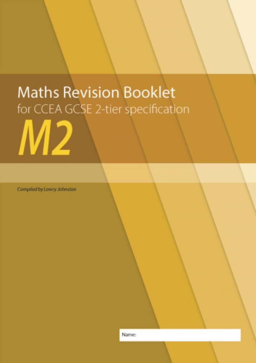Kniha M2 Maths Revision Booklet for CCEA GCSE 2-tier Specification