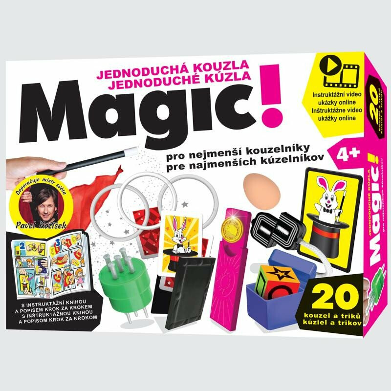 Magic! Jednoduchá kouzla pro nejmenší kouzelníky (20 triků)