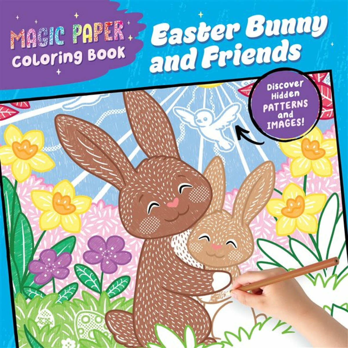 Kniha Magic Paper Coloring Book: Easter Bunny and Friends