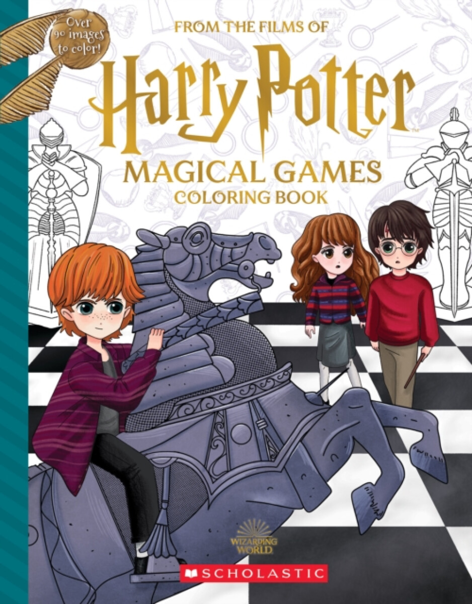Kniha Magical Games Colouring Book (Harry Potter)