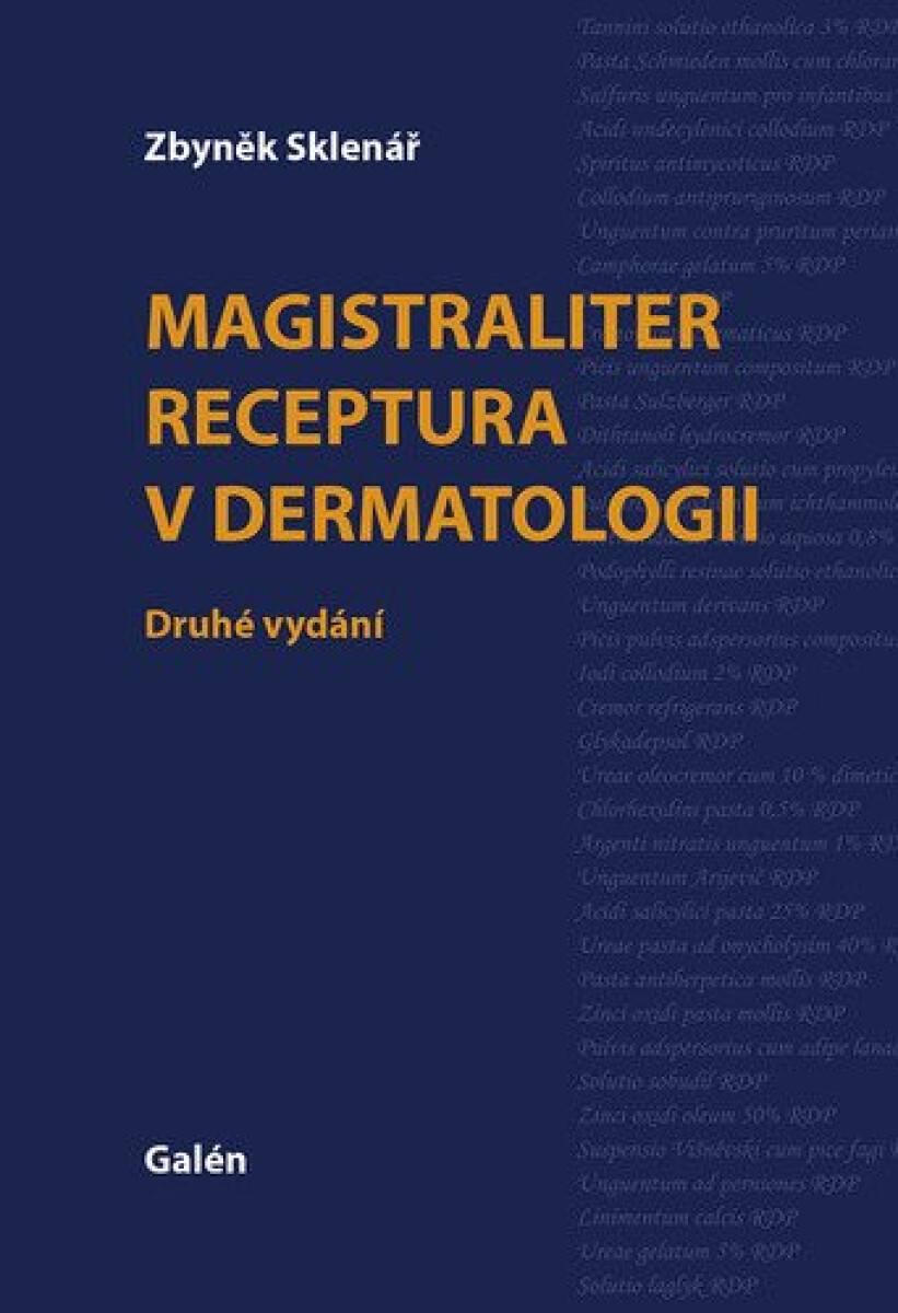 Kniha Magistraliter receptura v dermatologii