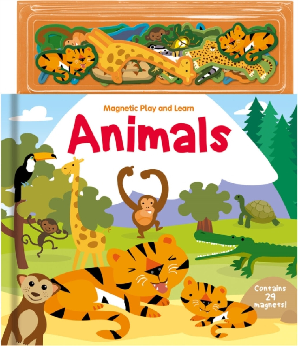 Kniha Magnetic Play and Learn Animals