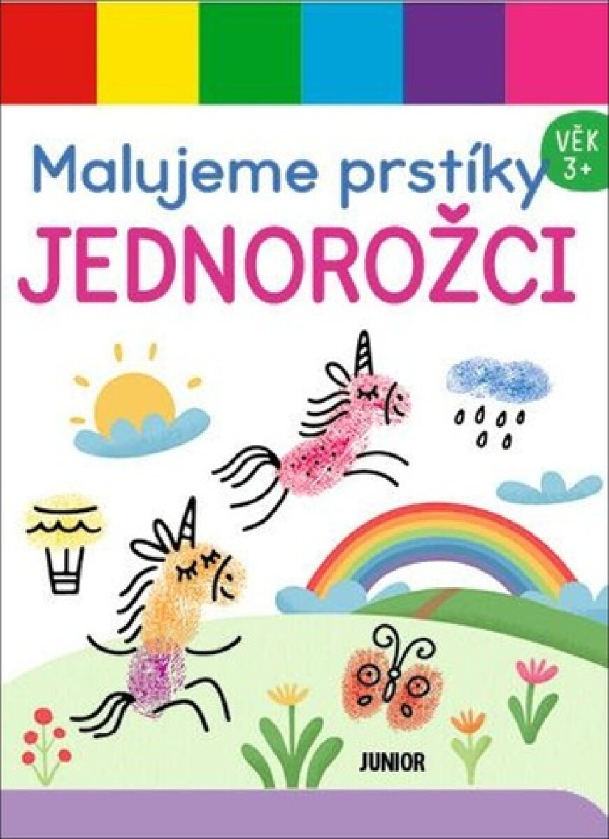 Kniha Malujeme prstíky