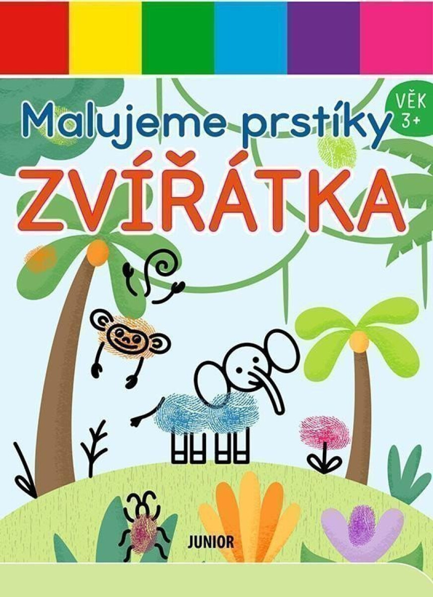 Kniha Malujeme prstíky