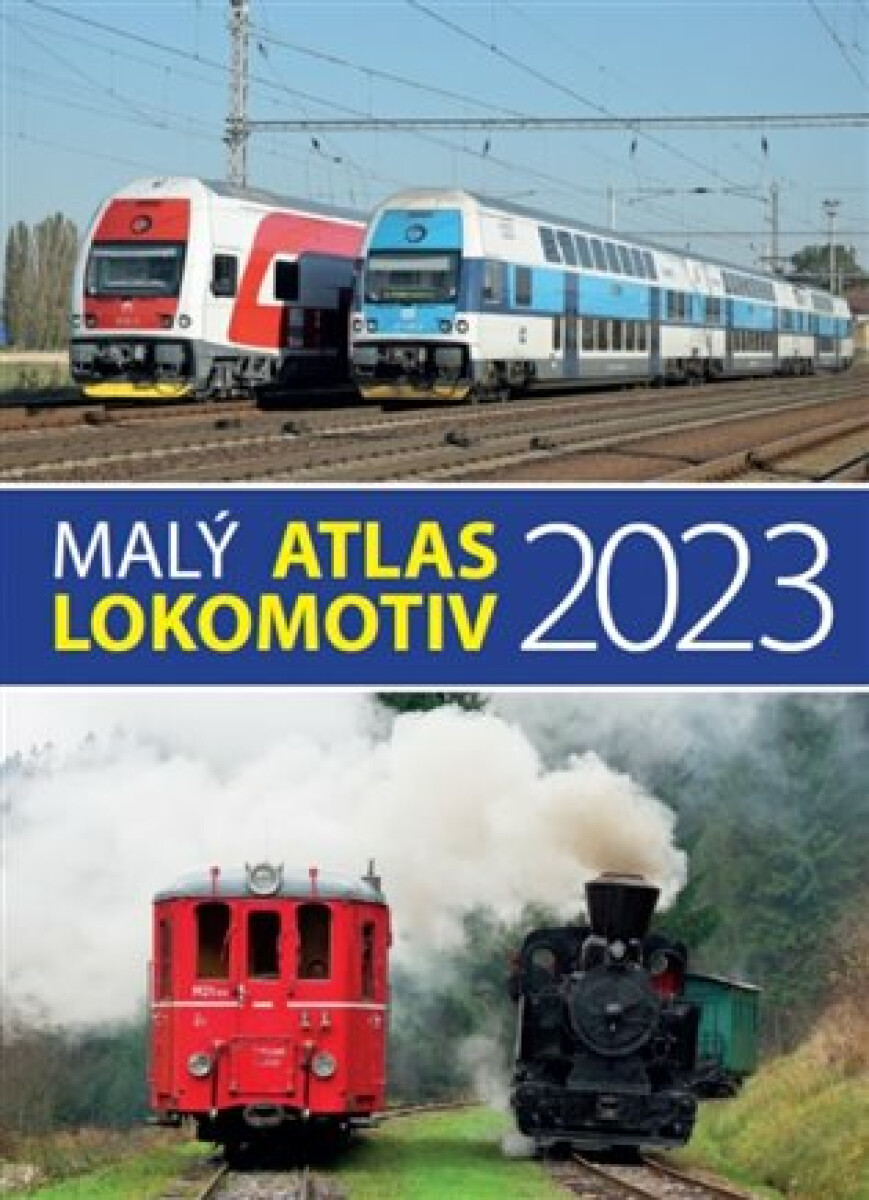Kniha Malý atlas lokomotiv 2023